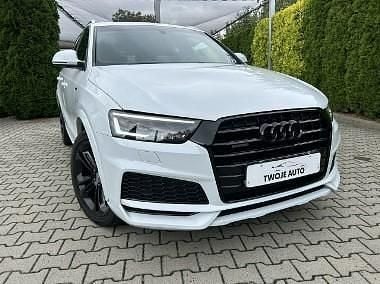Biały Używany 2018 Audi Q3 S-Line SUV | 82 900 zł (Uczciwa cena) - Obraz 1/4