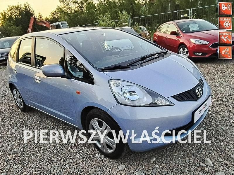 Niebieski jasny (metalik) Używany 2009 Honda Jazz Hatchback | 13 900 zł (Dobra cena) - Obraz 1/4