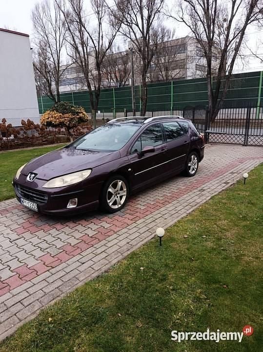 Bordowy Używany 2006 Peugeot 407 Kombi | 2500 zł (Super Cena) - Obraz 1/4