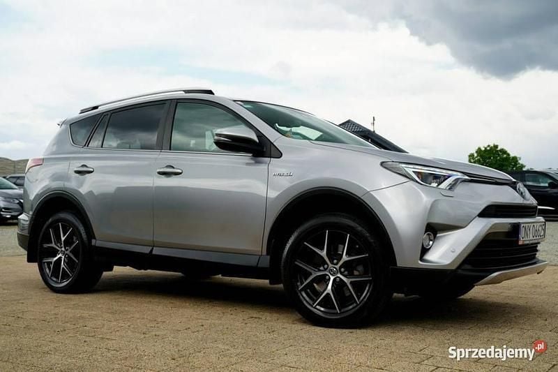 Srebrny Używany 2017 Toyota RAV4 Hybrid SUV | 84 900 zł (Super Cena) - Obraz 1/4