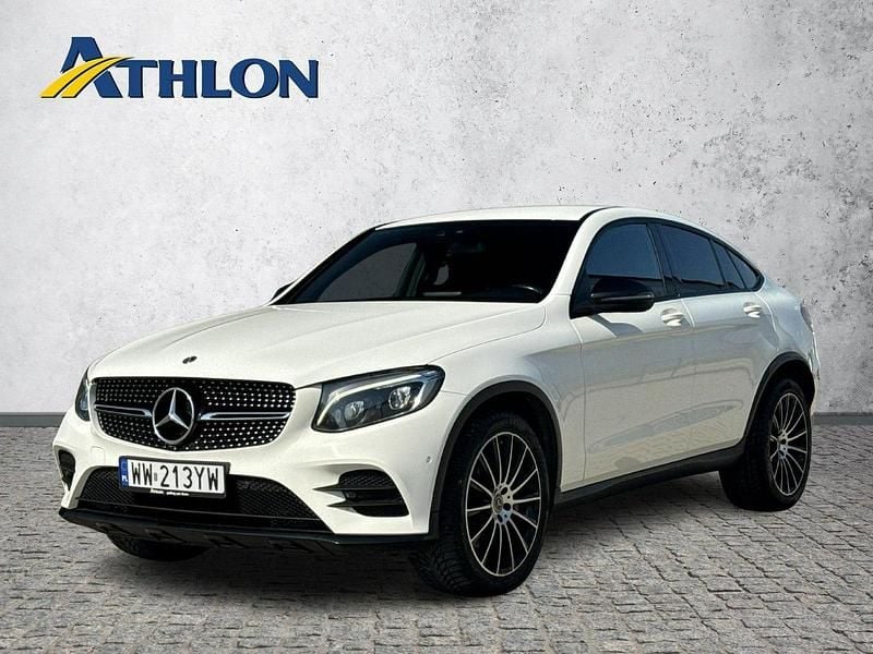 Biały Używany 2019 Mercedes GLC220 SUV | 164 500 zł (Drogi) - Obraz 1/4