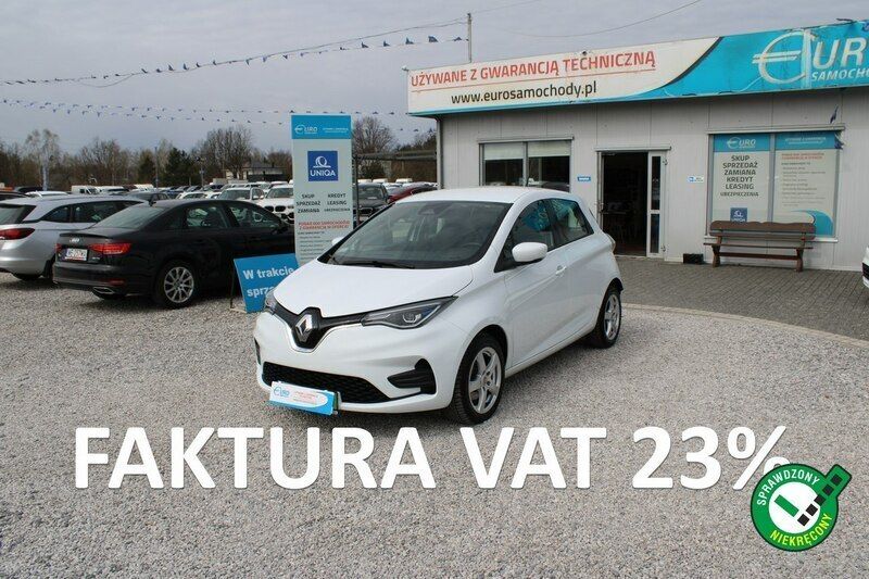 Biały Używany 2020 Renault Zoe Hatchback | 44 634 zł - Obraz 1/4