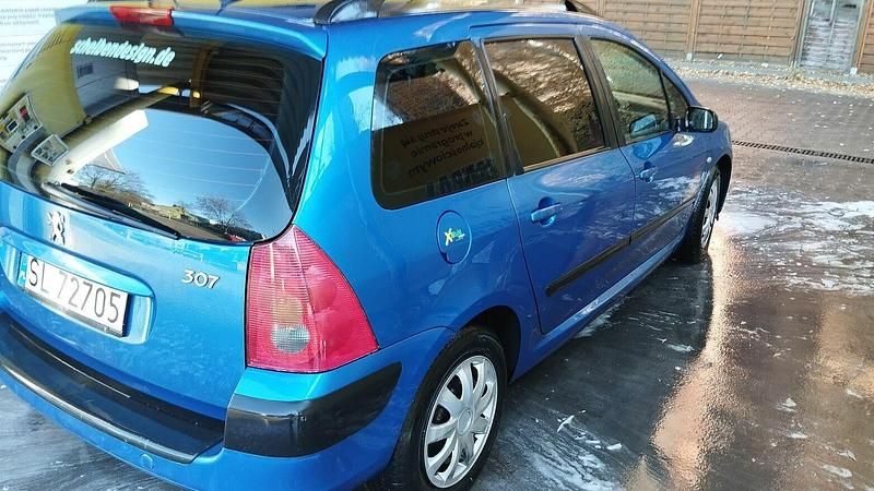 Niebieski Używany 2005 Peugeot 307 Kombi | 2990 zł - Obraz 1/4