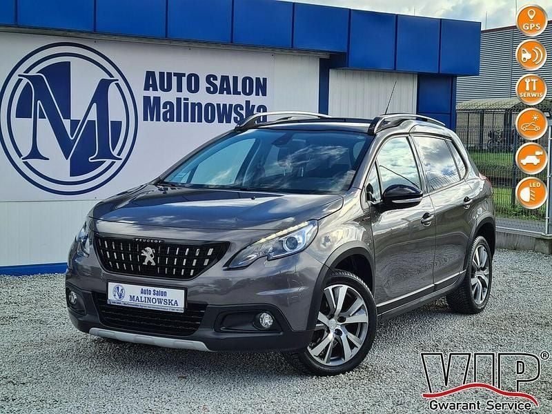 Szary Używany 2017 Peugeot 2008 GT-line SUV | 39 900 zł (Dobra cena) - Obraz 1/4
