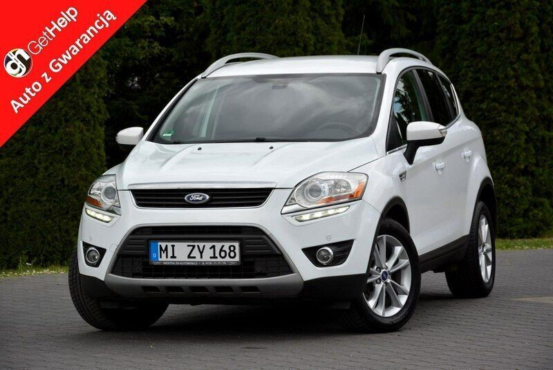 Biały Używany 2012 Ford Kuga Titanium SUV | 31 900 zł (Dobra cena) - Obraz 1/4