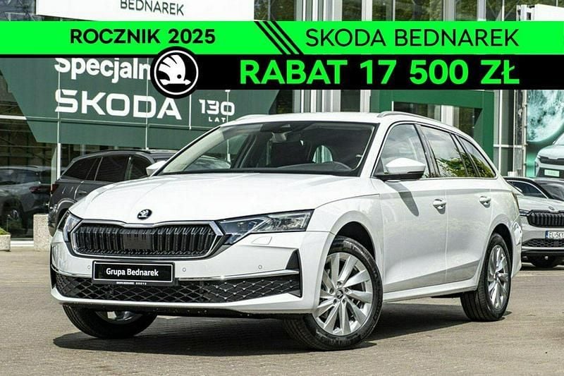 Biały Nowe 2025 Skoda Octavia Selection Kombi | 141 500 zł (Uczciwa cena) - Obraz 1/4