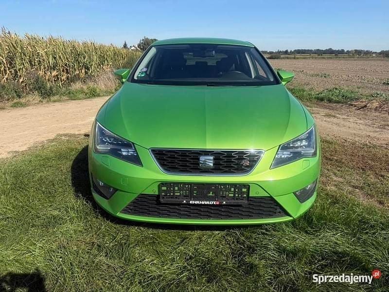 Zielony Używany 2014 Seat Leon FR Hatchback | 34 000 zł (Uczciwa cena) - Obraz 1/4