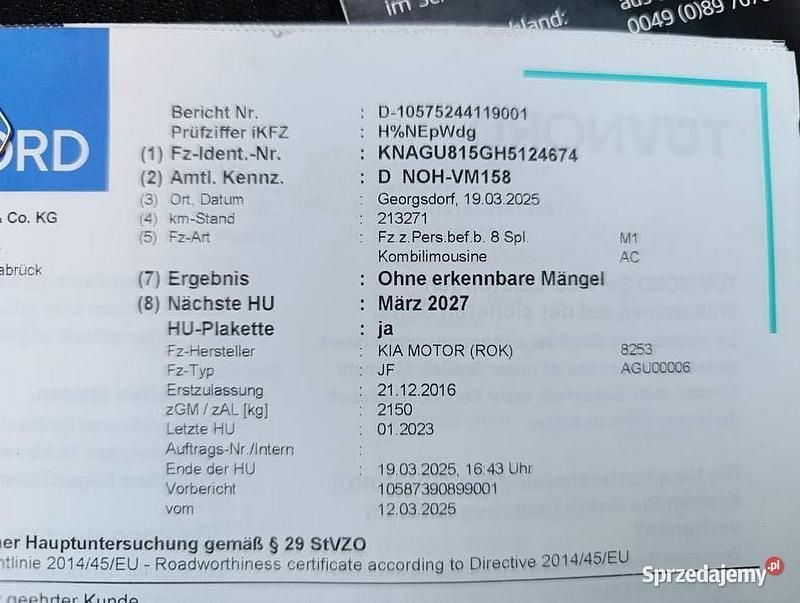 Używany Kia Optima 141 KM (103 kW) 2016 Kombi