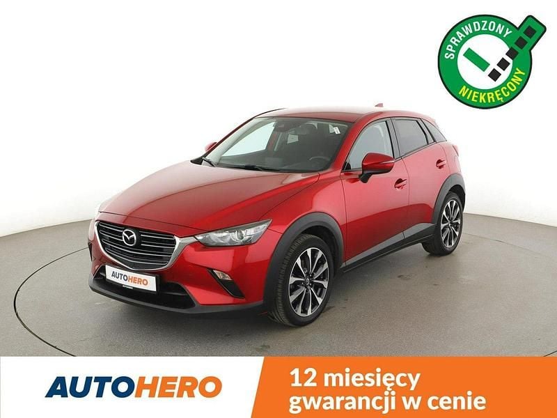 Czerwony Używany 2021 Mazda CX-3 Ad'Vantage SUV | 77 100 zł (Uczciwa cena) - Obraz 1/3