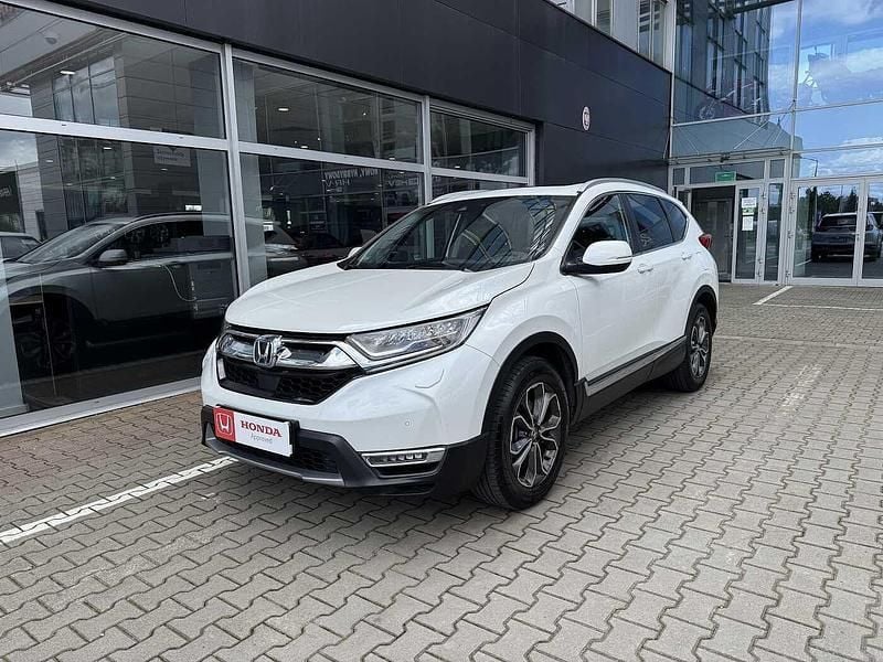 Radiant red m. Używany 2021 Honda CR-V Executive SUV | 141 700 zł (Dość drogi) - Obraz 1/4