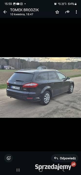 Czarny Używany 2009 Ford Mondeo Kombi | 14 000 zł (Uczciwa cena) - Obraz 1/4