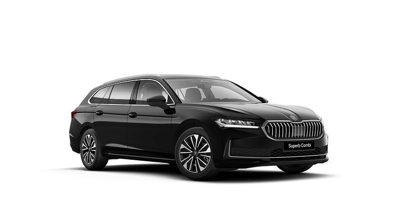 Czerń ebony metalizowany Nowe 2025 Skoda Superb Selection Kombi | 211 500 zł (Dość drogi) - Obraz 1/3
