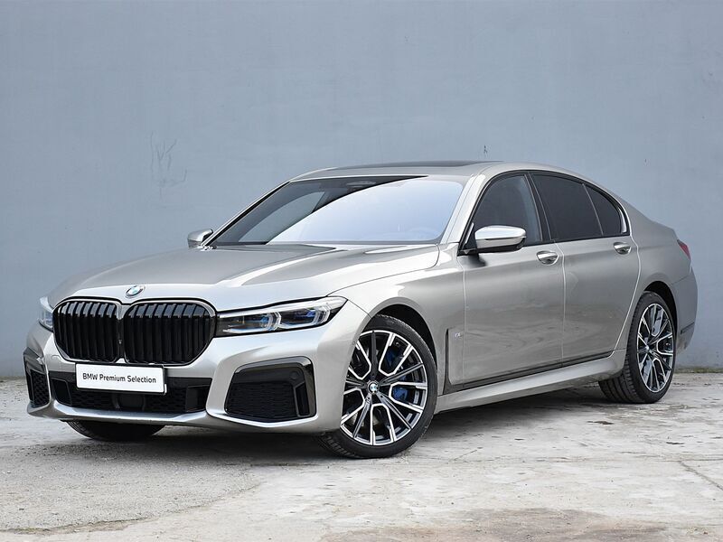 Donington grey metallic metalizowany Używany 2020 BMW 750L Comfort Edition Sedan/Limuzyna | 269 900 zł - Obraz 1/3