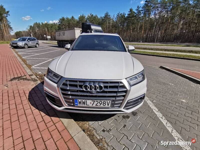 Biały Używany 2018 Audi Q5 SUV | 120 000 zł - Obraz 1/4