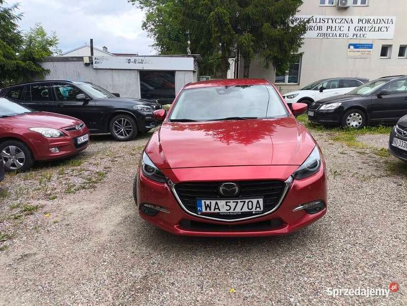 Bordowy Używany 2017 Mazda 3 Sedan/Limuzyna | 53 800 zł (Dobra cena) - Obraz 1/4