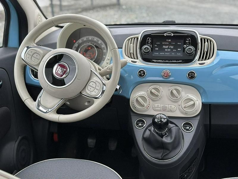 Używany Fiat 500 Lounge 69 KM (50 kW) 2016 Niebieski Hatchback