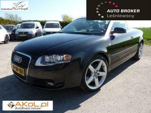 Czarny Używany 2007 Audi A4 Cabriolet Kabriolet | 37 000 zł - Obraz 1/4