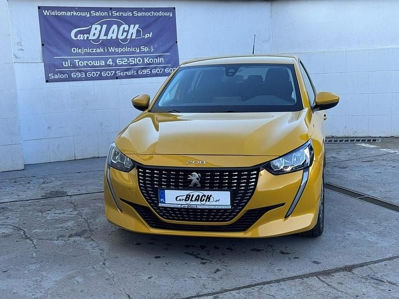 Używany Peugeot 208 100 KM (73 kW) 2021 Żółty Hatchback