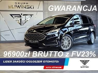 Czarny Używany 2019 Ford S-MAX Vignale Minivan | 96 900 zł - Obraz 1/4