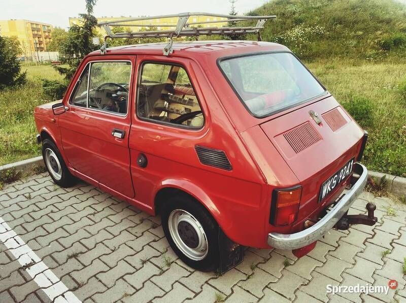 Używany Fiat 126 1981 Bordowy Hatchback