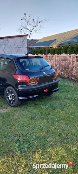 Czarny Używany 2009 Peugeot 206 Hatchback | 8500 zł - Obraz 1/4