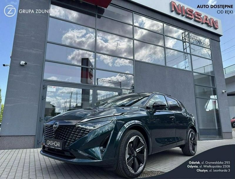Zielony (metalik) Nowe 2025 Nissan Qashqai SUV | 154 510 zł (Dość drogi) - Obraz 1/4