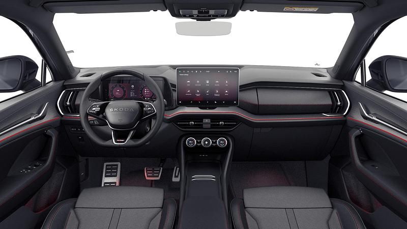 Nowe Skoda Kodiaq RS 195 KM (143 kW) 2026 Szary graphite metalizowany SUV