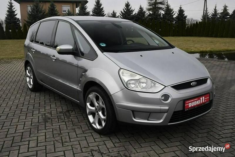 Srebrny Używany 2008 Ford S-MAX S Minivan | 13 900 zł (Dobra cena) - Obraz 1/4