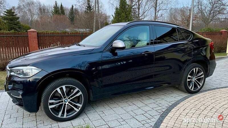 Granatowy Używany 2014 BMW X6 M50 Shadowline SUV | 121 999 zł - Obraz 1/4