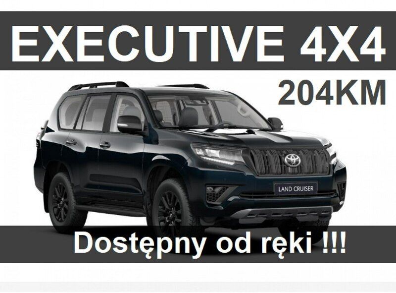 Czarny Używany 2022 Toyota Land Cruiser Executive SUV | 336 090 zł - Obraz 1/4