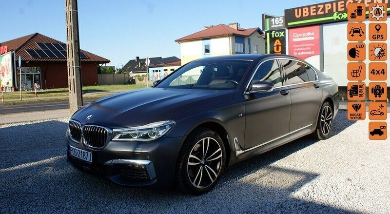 Czarny Używany 2017 BMW 730 Sedan/Limuzyna | 174 700 zł (Uczciwa cena) - Obraz 1/4