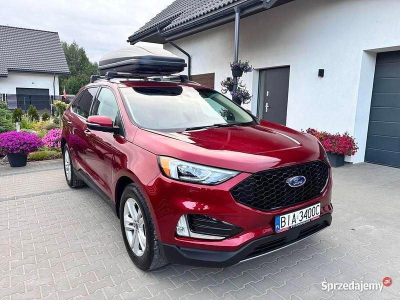 Bordowy Używany 2019 Ford Edge SUV | 85 555 zł (Uczciwa cena) - Obraz 1/4