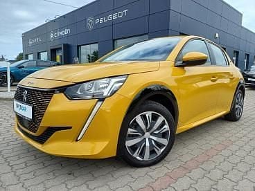 Żółty Używany 2021 Peugeot e-208 Active Hatchback | 49 990 zł - Obraz 1/4