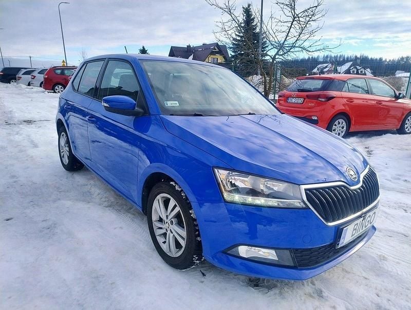 Używany Skoda Fabia 95 KM (69 kW) 2020 Niebieski Hatchback