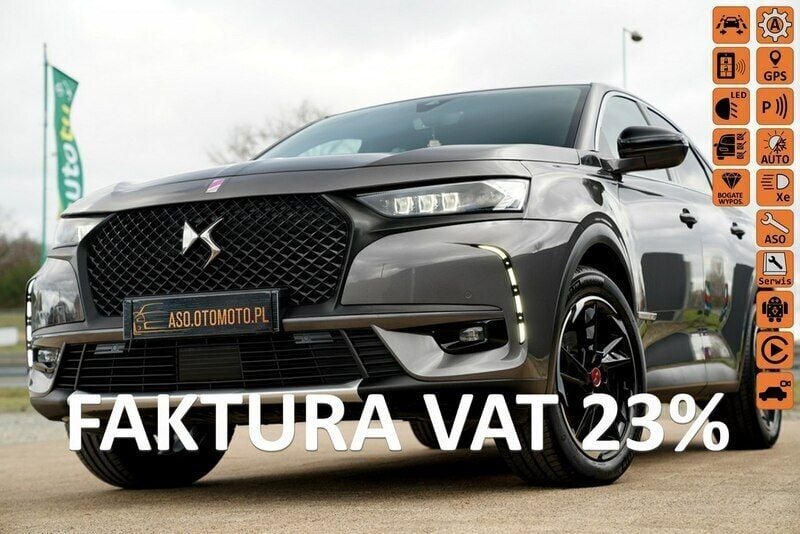 Szary (metalik) Używany 2020 DS Automobiles DS7 Crossback SUV | 105 448 zł (Dość drogi) - Obraz 1/4
