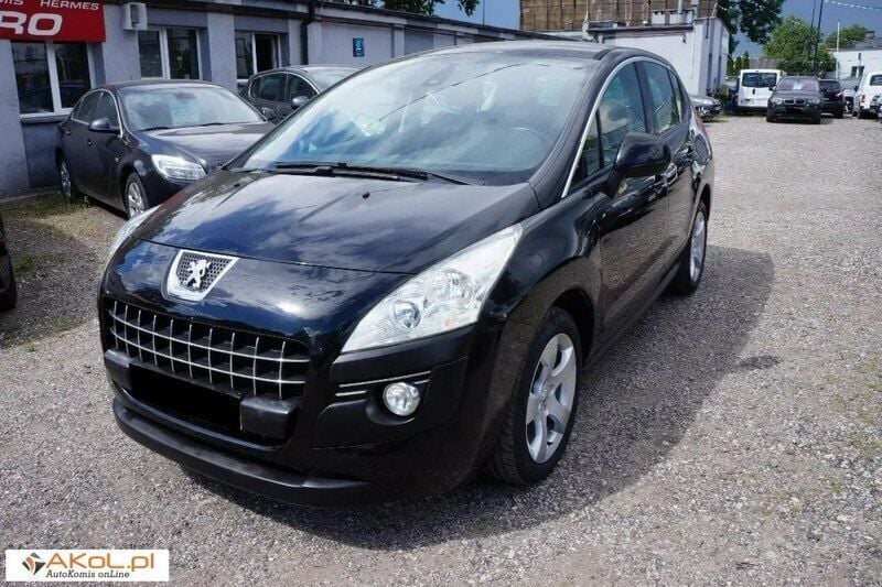 Czarny Używany 2010 Peugeot 3008 SUV | 27 900 zł (Dość drogi) - Obraz 1/4