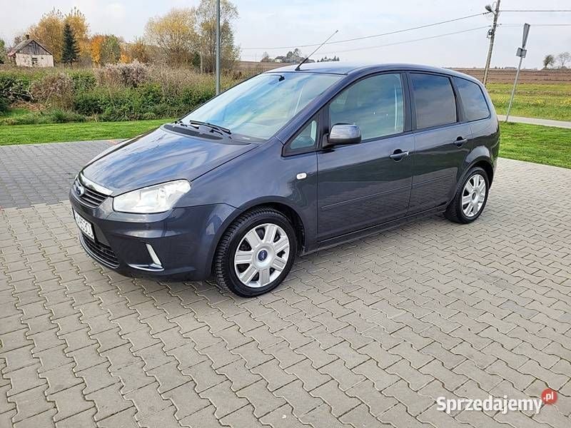 Szary Używany 2010 Ford C-MAX Minivan | 19 900 zł (Dość drogi) - Obraz 1/4