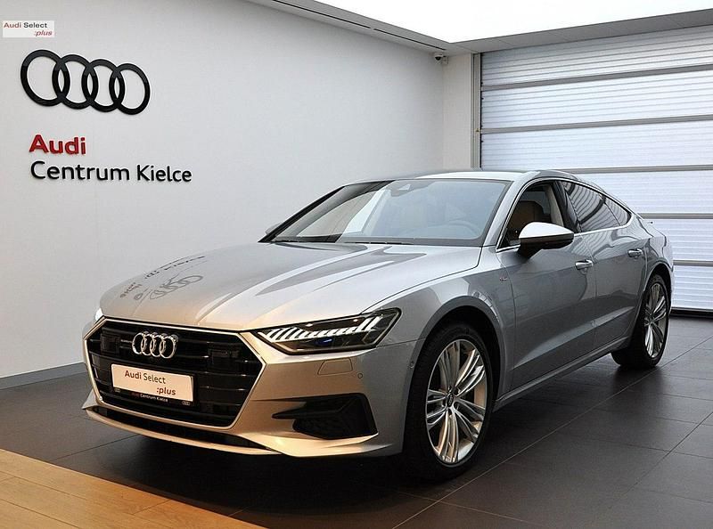 Szary Używany 2019 Audi A7 Ambiente Coupe | 209 980 zł (Drogi) - Obraz 1/4