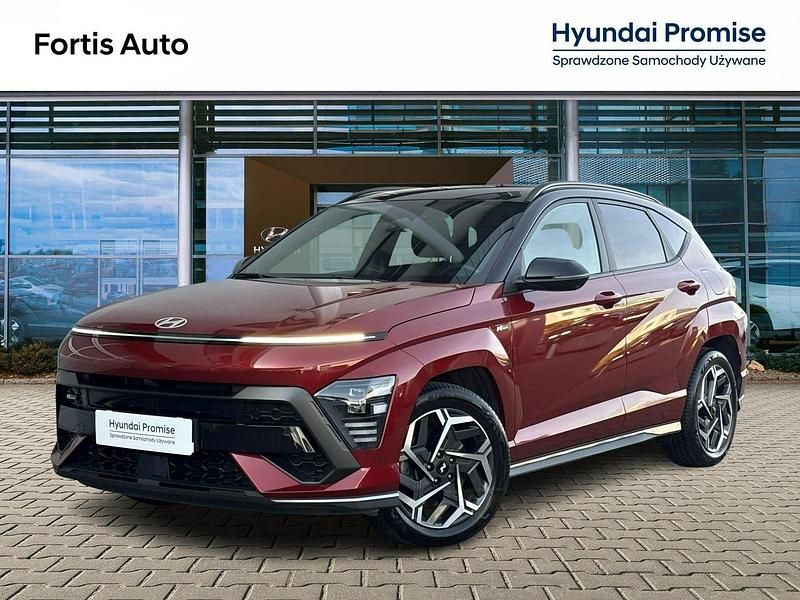 Czerwony Używany 2023 Hyundai Kona N Line SUV | 124 900 zł - Obraz 1/4