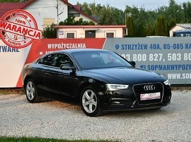 Czarny (metalik, perła) Używany 2012 Audi A5 Coupe | 39 900 zł (Uczciwa cena) - Obraz 1/4