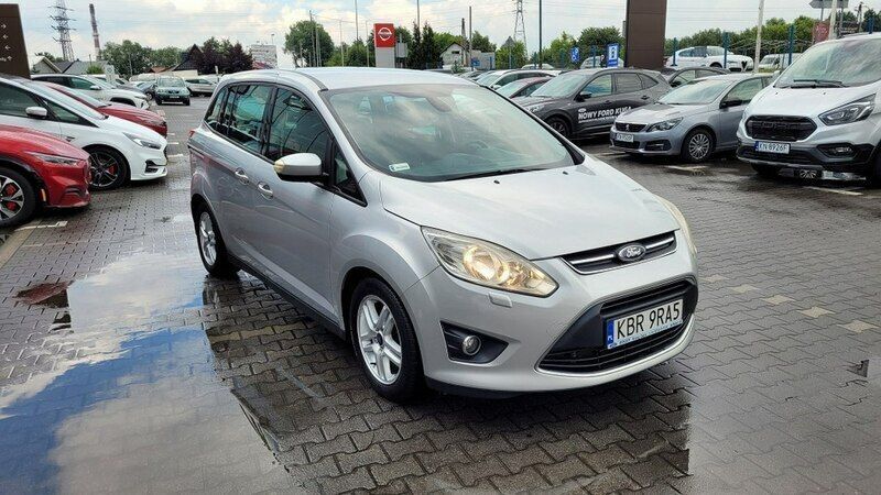 Srebrny Używany 2010 Ford C-MAX Trend Minivan | 23 400 zł - Obraz 1/4