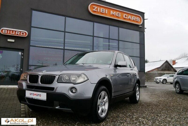 Szary Używany 2007 BMW X3 SUV | 29 500 zł (Dość drogi) - Obraz 1/4