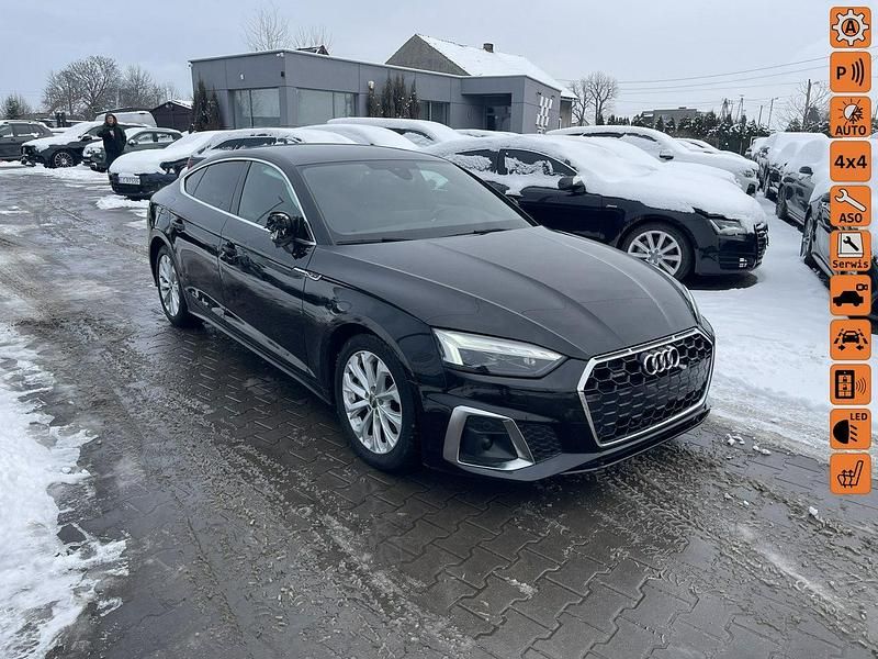 Używany Audi A5 Sportback 190 KM (139 kW) 2022 Czarny (metalik) Hatchback