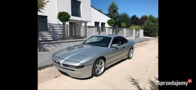 Srebrny Używany 1991 BMW 850 Coupe | 122 900 zł - Obraz 1/4