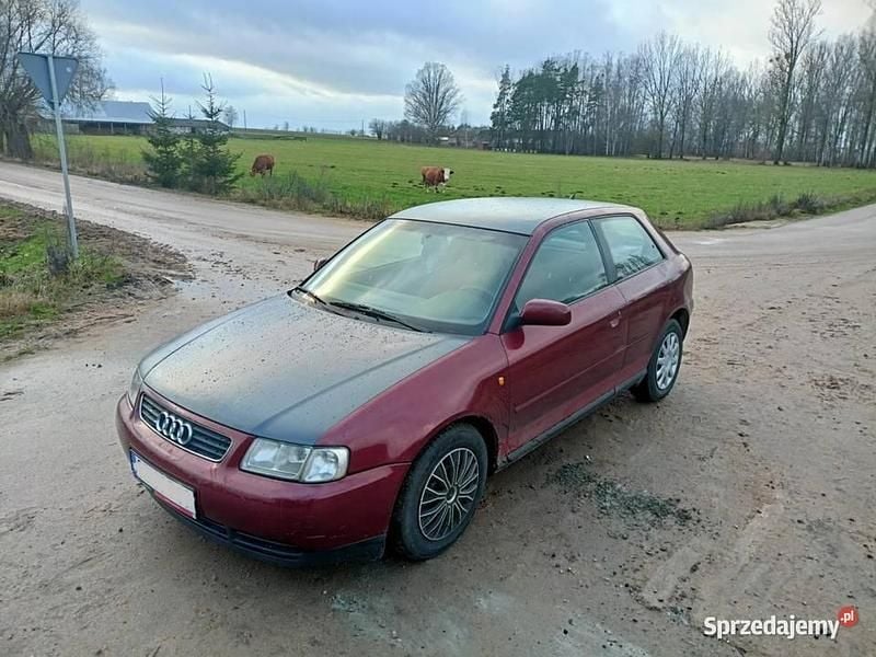 Wiśniowy Używany 1997 Audi A3 Hatchback | 2400 zł (Uczciwa cena) - Obraz 1/4