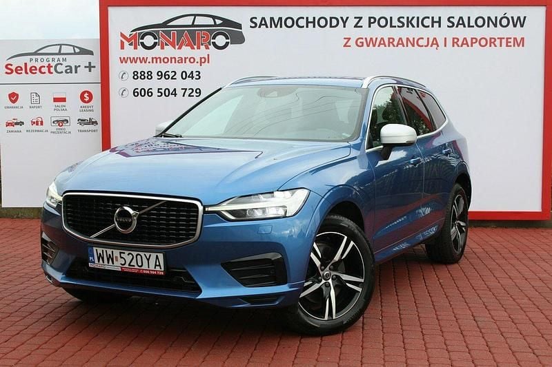 Niebieski Używany 2017 Volvo XC60 R-Design SUV | 119 900 zł (Drogi) - Obraz 1/4