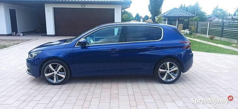Niebieski Używany 2020 Peugeot 308 Hatchback | 47 900 zł (Uczciwa cena) - Obraz 1/4