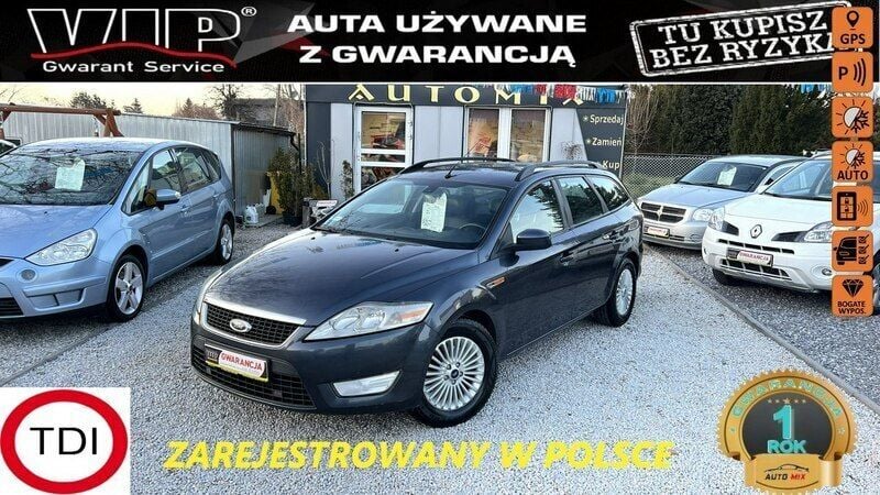 Szary (metalik) Używany 2008 Ford Mondeo Sedan/Limuzyna | 14 900 zł (Uczciwa cena) - Obraz 1/4