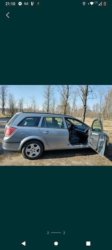 Srebrny Używany 2006 Opel Astra Kombi | 5500 zł (Uczciwa cena) - Obraz 1/2