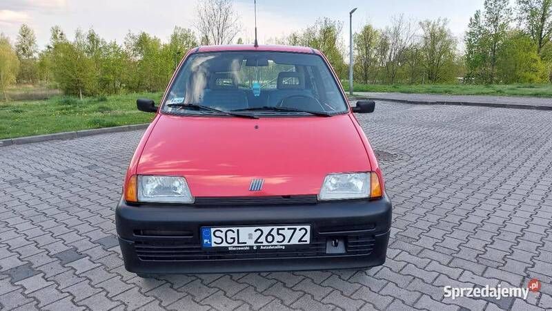 Czerwony Używany 1995 Fiat Cinquecento Hatchback | 5900 zł - Obraz 1/4